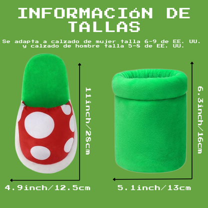 Pantuflas Planta Piraña